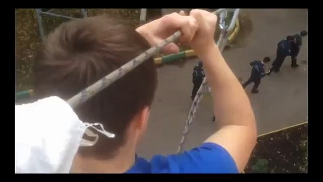 СТУДЕНТ СВАЛИЛСЯ на чью то голову, и чуть не получил по шапке