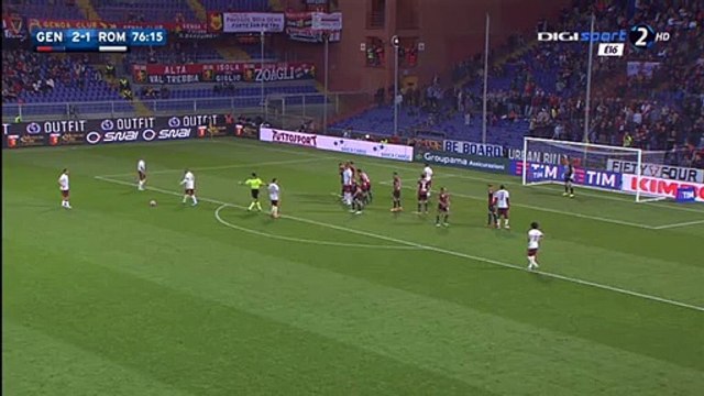 2-2 Francesco Totti Goal | Genoa 2-2 Roma Serie A