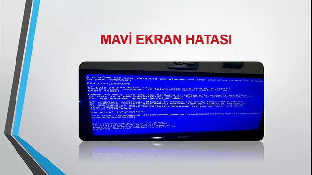 MAVİ EKRAN HATASI ÇÖZÜMÜ
