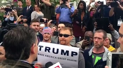 Cruz encara seguidores de Trump