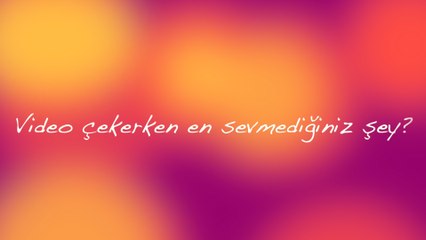 Video Çekerken En Sevmediğiniz Şey? | Dedikoducu.tv Röportaj