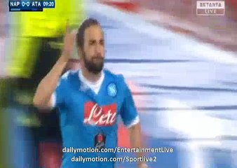 1-0 Gonzalo Higuaín Goal | Napoli 1-0 Atalanta Serie A