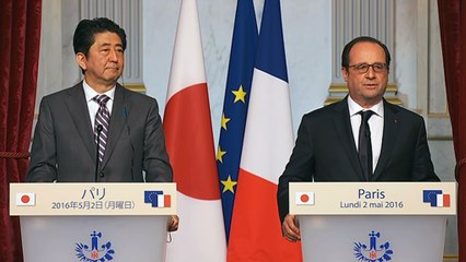 Conférence de presse conjointe avec M. Shinzo Abe, Premier ministre du Japon