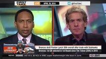 ESPN First Take Today Denver Broncos Trade Up To Draft QB Paxton Lynch1