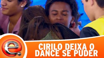 Cirilo deixa o dance Se Puder chorando
