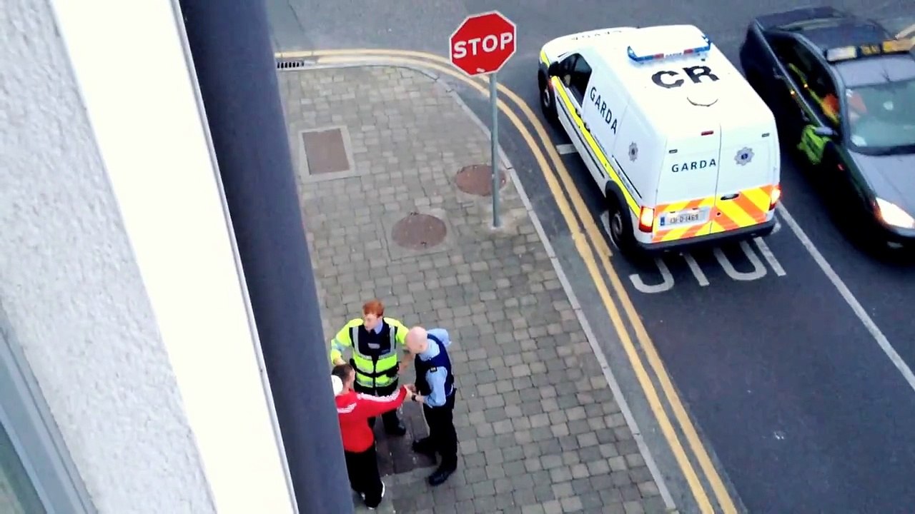 Irish Garda In Action