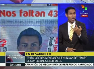 Trabajadores mexicanos denuncian deterioro de condiciones laborales