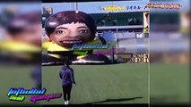 Lionel Messi vs Portero Robot Gigante en el programa de juegos Japones _ 2016