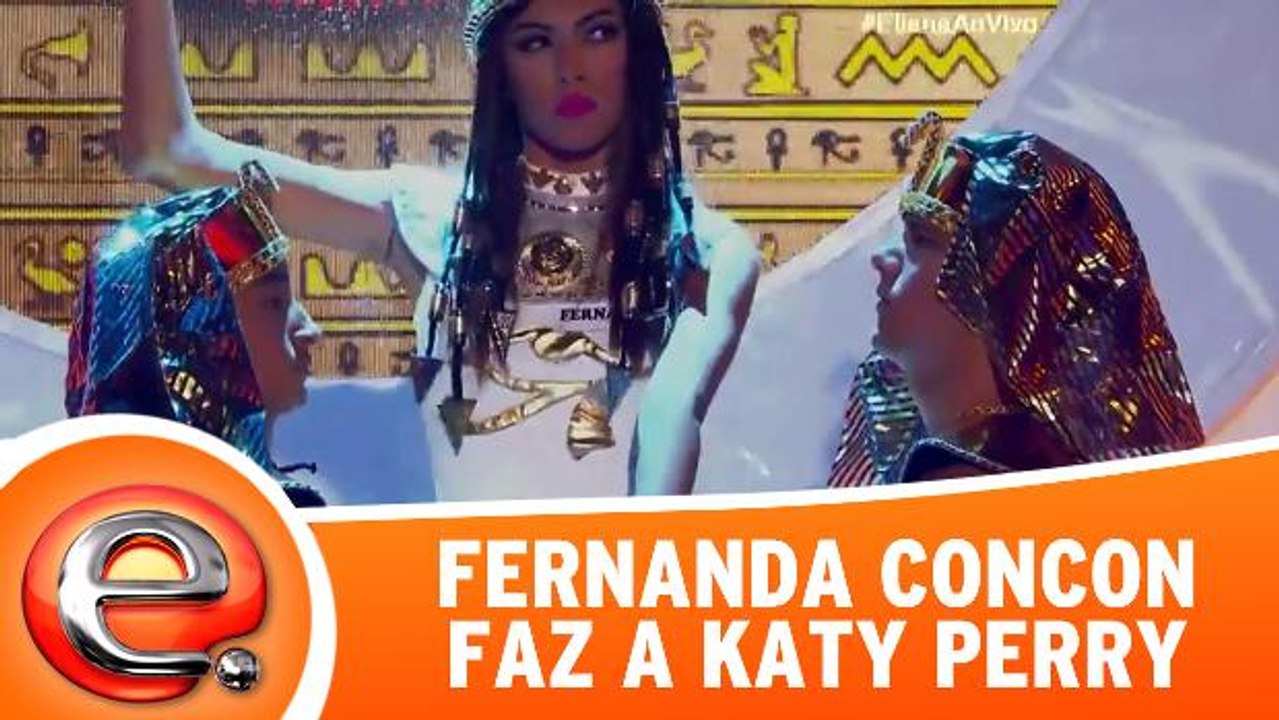 Fernanda Concon arrasa como Katy Perry
