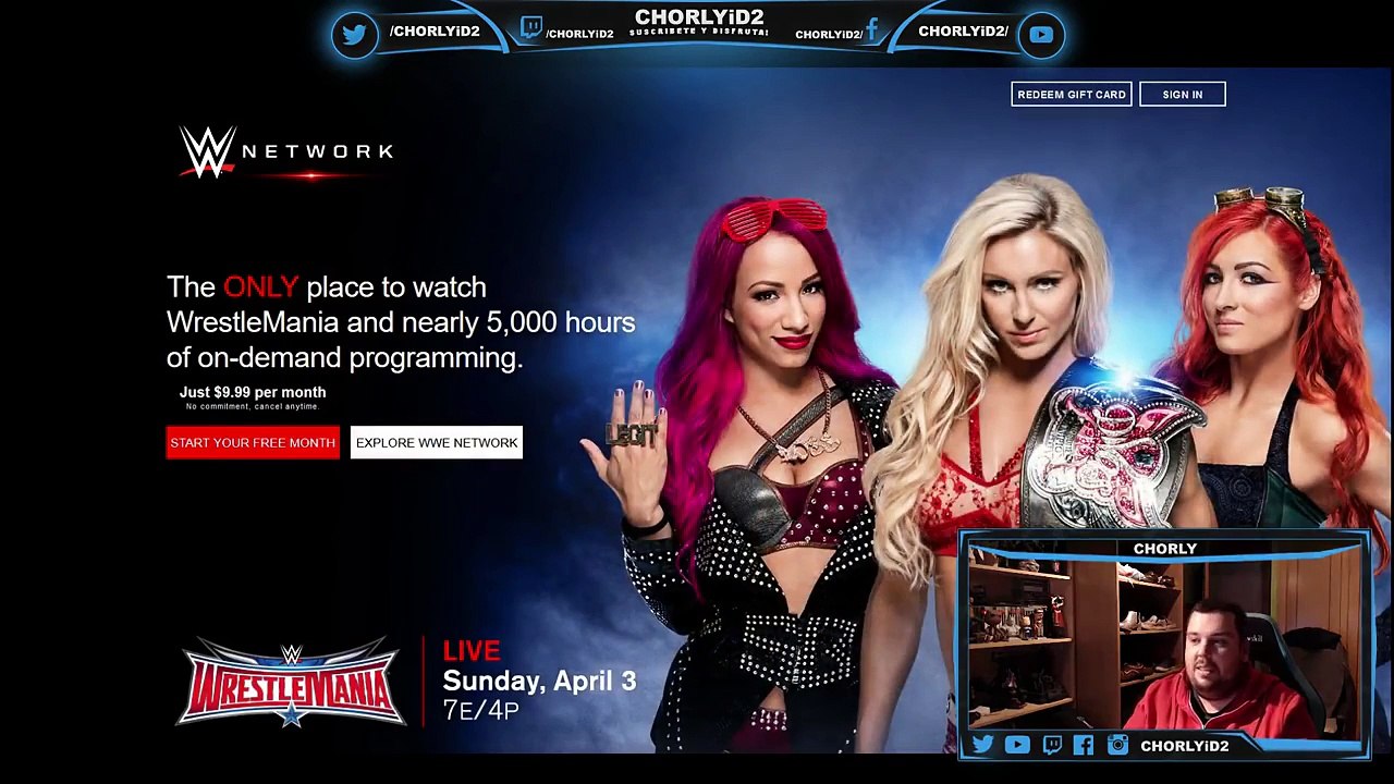 WRESTLEMANIA 32 | COMO VERLO GRATIS Y EN ESPAÑOL | Chorly