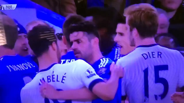 Mousa Dembele eye gouge Diego Costa