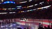 CHICAGO BLACKHAWKS VS ST.LOUIS BLUES NATIONAL ANTHEM AND STARTING LINEUP.