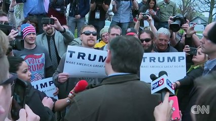 Donald Trump supporter to Ted Cruz: 'We don't want you'