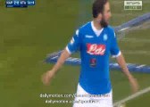 2-0 Gonzalo Higuain Goal | SSC Napoli 2-0 Atalanta Serie A