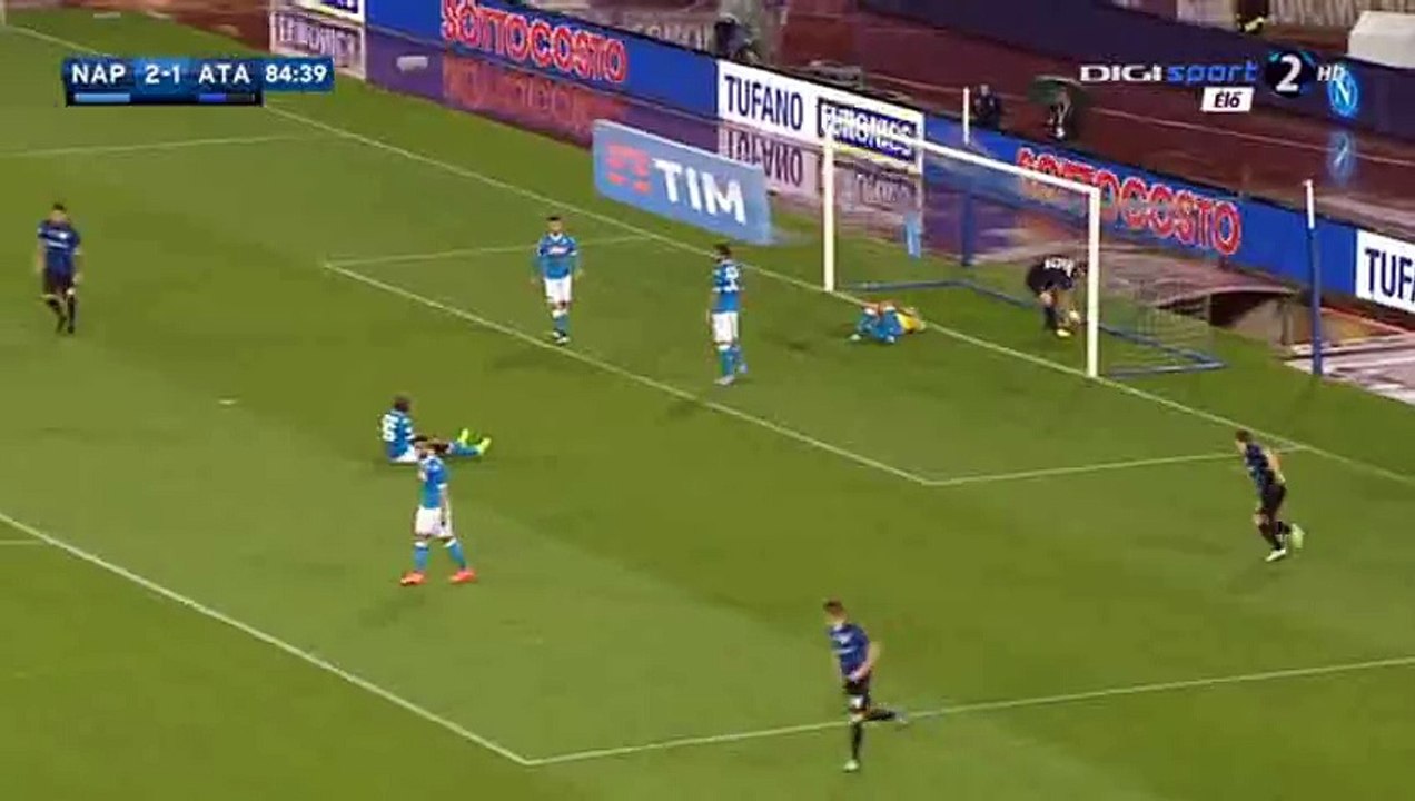 (Own goal) Albiol R. Goal HD - Napoli 2-1 Atalanta - 02-05-2016