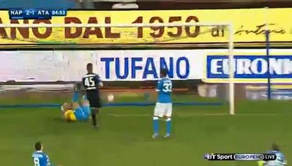 Albiol Own GOAL (2_1) - Napoli vs Atalanta 02_05_2016