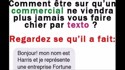 Comment arrêter d'être harceler par des commerciaux ?