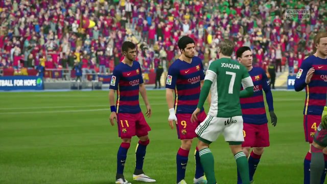 Real Betis Balompie vs FC Barcelona Liga BBVA Jornada 36 2016 Simulacio_n Fifa 16