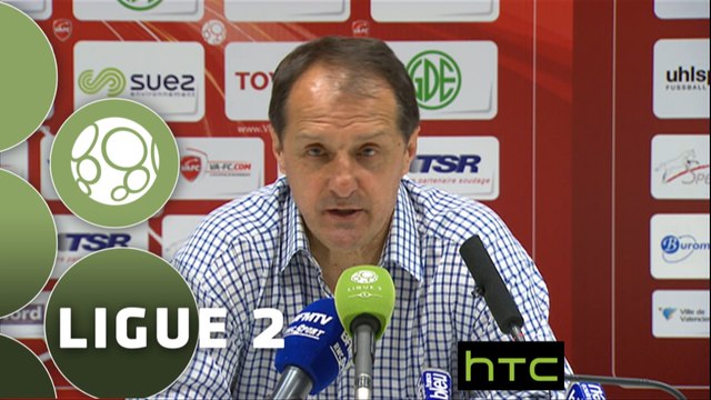 Conférence de presse Valenciennes FC - AS Nancy Lorraine (1-0) : Faruk HADZIBEGIC (VAFC) - Pablo CORREA (ASNL) - 2015/2016