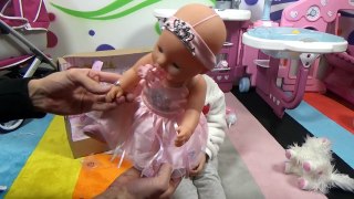 Беби Бoрн Кукла балерина с аксессуарами распаковка играем Baby Born ballerina doll play and unboxin