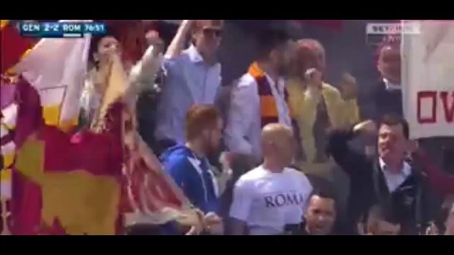 Francesco Totti Goal ~ Genoa vs AS Roma 2-2 02.05.2016