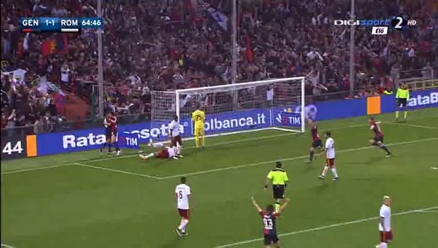 Leonardo Pavoletti Goal HD - Genoa 2-1 Roma - 02-05-2016