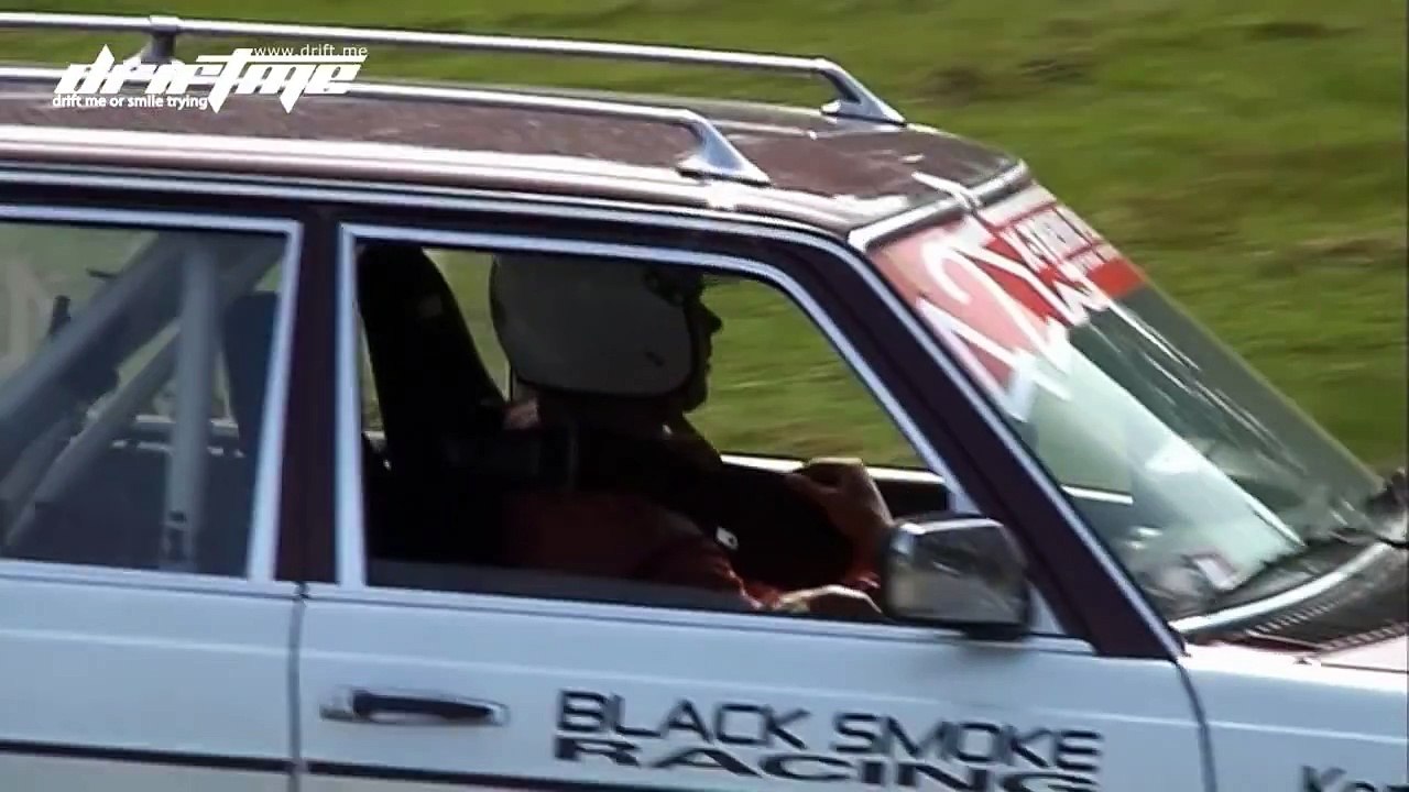 Legendary Diesel Mercedes W123 + SCANIA turbine @ Eastern European Drift Championship