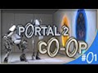 FatboyCooper and Friend plays| Portals 2 Co-op Part 1