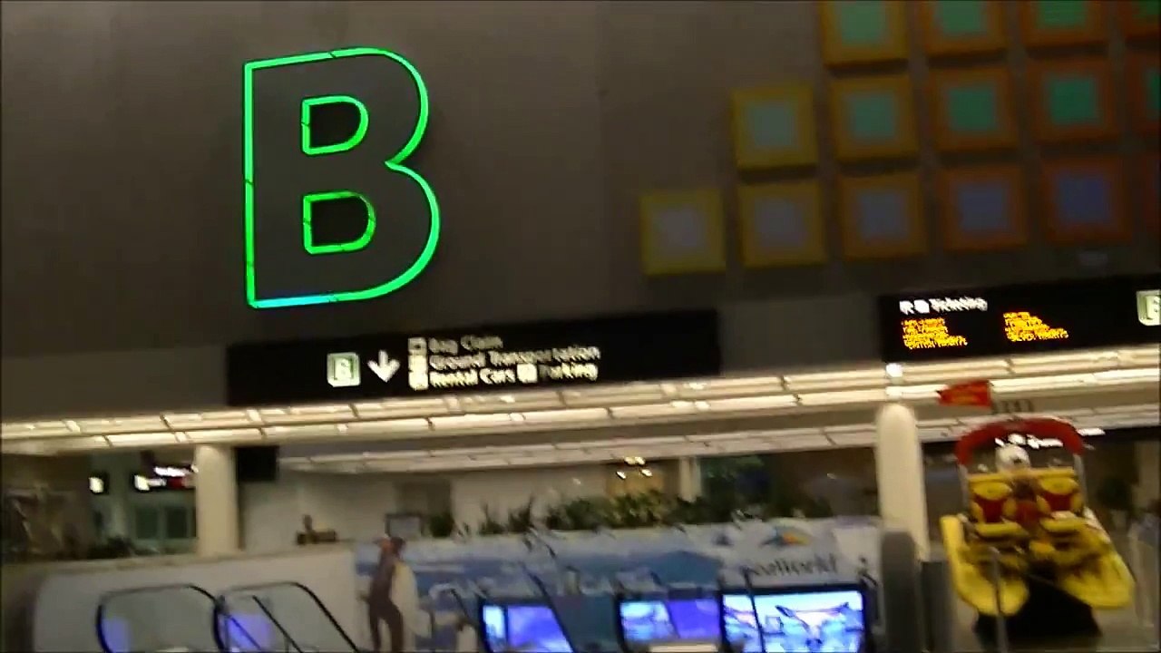 Journey through Orlando International Airport To Disneys Magical Express