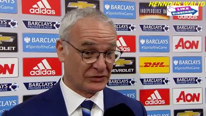 المدرب رانييري يدلي بتصريح بعد التعادل امام من يونايتد