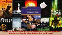 PDF  The Affordable Care Act and Medicare in Comparative Context Cambridge Bioethics and Law Download Full Ebook