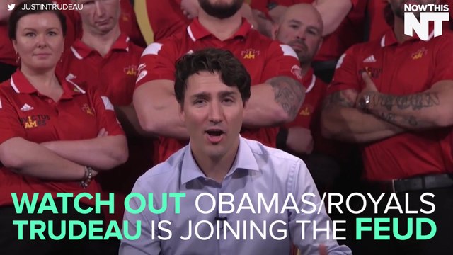 Trudeau Enters The Battle Between The Obamas and British Royal Family