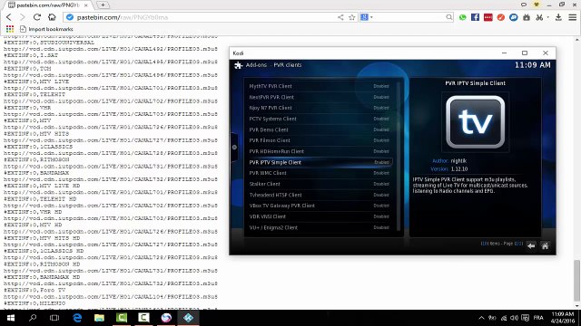 NEW M3U LIST - IPTV Sipmle Client KODI