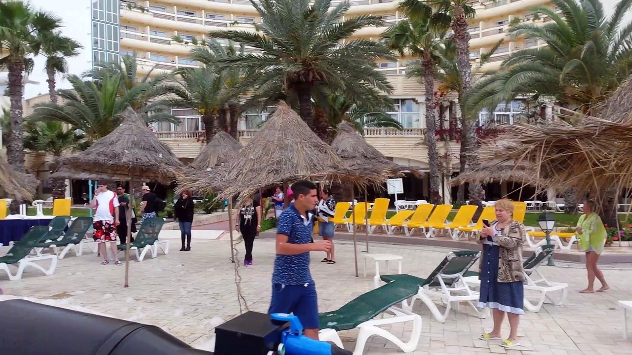 ANIMATION IN TUNISIA @ HOTEL RIADH PALM SOUSSE FOAM POOL PARTY