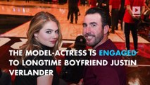 Kate Upton Is Engaged to Justin Verlander, Shows Off Huge Ring at 2016 Met Gala