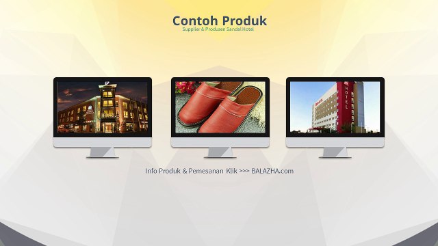 Supplier Sandal Hotel Murah Di Solo