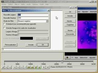 Retailler une video avec VirtualDub