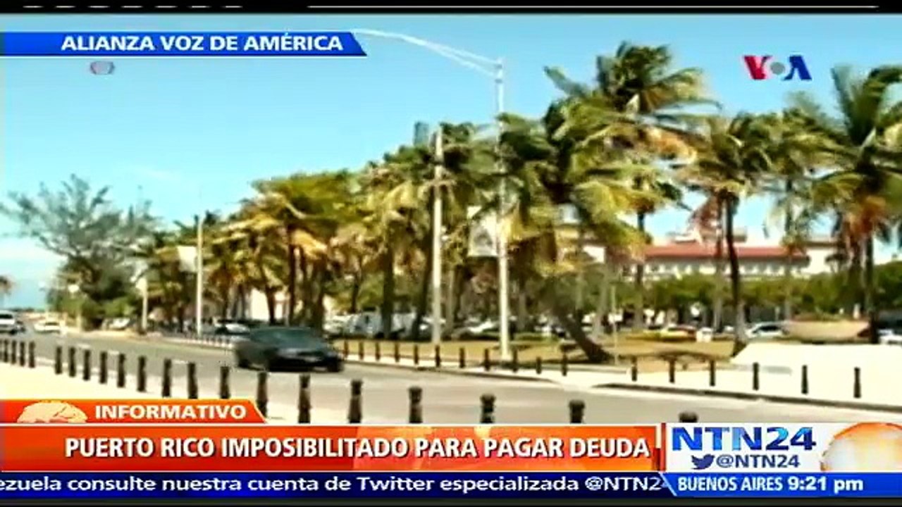 Tras entrar en moratoria de pago, Puerto Rico solicita ayuda a Estados Unidos para enfrentar la crisis