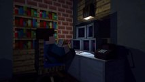 Five Nights at Freddys in Minecraft Animation: FNAF Night 1 Animated