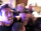 Leicester Players celebrate incredible Premier League win
