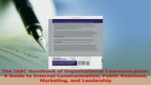 PDF  The IABC Handbook of Organizational Communication A Guide to Internal Communication PDF Full Ebook