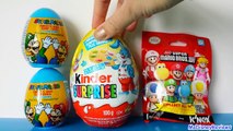 Huge Limited edition Easter Kinder Surprise Egg ,Super Mario Bros Wii pack,eggs MsDisneyRe