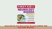 PDF  First Aid for the Neurology Boards FIRST AID Specialty Boards Download Online
