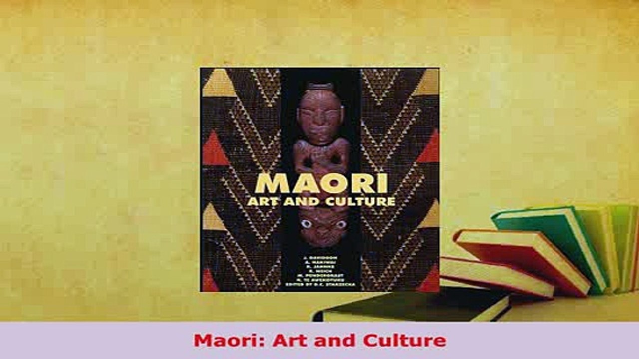PDF  Maori Art and Culture PDF Book Free