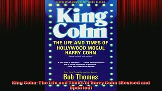 READ PDF DOWNLOAD   King Cohn The Life and Times of Harry Cohn Revised and Updated  DOWNLOAD ONLINE