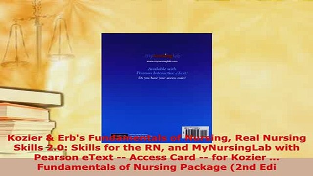 PDF Kozier Erbs Fundamentals of Nursing Real Nursing Skills 20 Skills for the RN and PDF Online