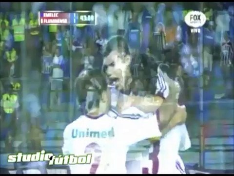 Emelec 2 - Fluminense 1 - (Resumen del partido 8vos de final Ida Libertadores 2 Mayo 2013)
