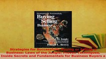 Download  Strategies for Successfully Buying or Selling a Business Laws of the Jungle Proven Download Online