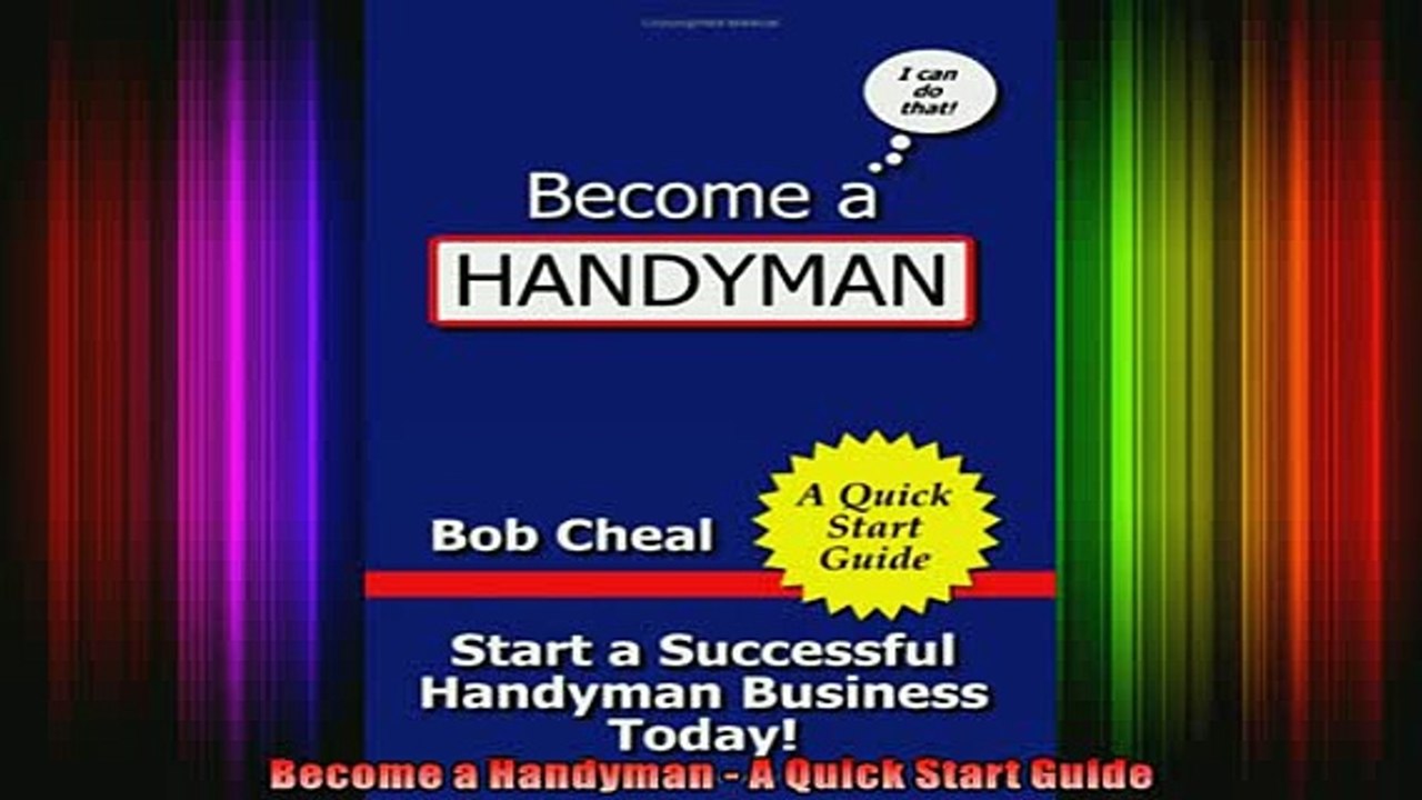 Free PDF Downlaod  Become a Handyman  A Quick Start Guide READ ONLINE