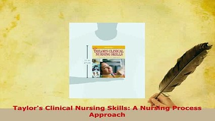 PDF  Taylors Clinical Nursing Skills A Nursing Process Approach Ebook